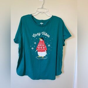 Old Navy Teal Graphic Tee